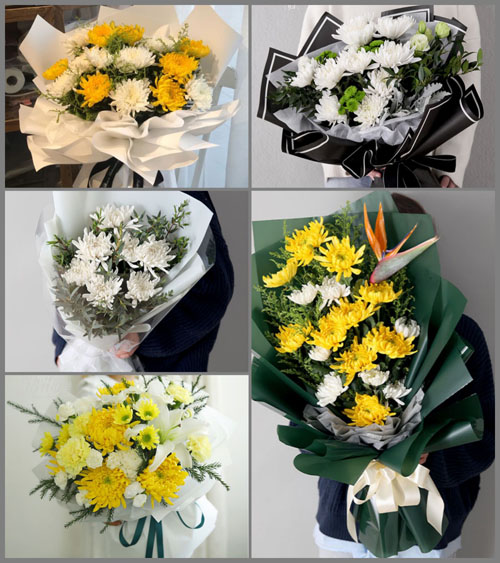 湖南湘潭雨湖区广场街道白事花束代送